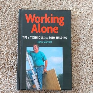 😁WORKING ALONE Book By John Carroll PREOWNED